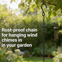 5/10pcs 25cm/50cm Heavy Duty Iron Plant Hanging Chain, Made Of High-Quality Steel With High Tensile Strength, Dual Hook Design For Safety And Reliability, Anti-Rust High-Temperature Baked Paint Coating, Durable Hanging Chain Suitable For Flowerpots, Bird Cages, Balconies, Gardens, Indoor And Outdoor, Flexible Length Adjustment For Easy Storage, Stable Suspension Without Deformation Or Detachment - Multicolor - View 6