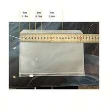 Este set incluye un conjunto de accesorios transparentes de hojas sueltas adecuados para tamaños A5, A6 y A7. Esta carpeta con cremallera transparente se puede utilizar como libro de bolsillo, libro de pegatinas, cuaderno, suministros de papelería, planificador, presupuesto de hojas sueltas, planificador personal o inserto de planificador. Hecho de material de PVC, es conveniente para organizar y revisar registros. - Multicolor - Ver 3