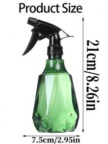 1pc/500ml Plant Misting Spray Bottle, Reusable Plastic Trigger Atomizer For Cleaning, Hairdressing, Home, Garden, Plants, Car, Kitchen, Gardening - 500ml Plant Spray Bottle - View 3