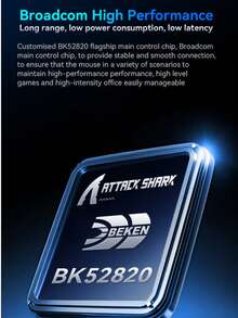 X11SE 无线蓝牙鼠标，游戏，电竞，超长续航，轻巧便携，3 种模式 - 查看 9