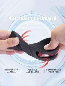 1 Pair Full-Length Air Cushion Insoles, Lightweight Sports Technology Insoles, Removable Shock-Absorbing Height Increase Insole Modules, 3 Colors Available To Match Shoes, Non-Slip Breathable Insole Core, Suitable For Upgrading Comfort Of Daily Sports Shoes, Casual Shoes, Work Shoes, Multi-Functional Insoles, Sports Height Increase Accessories, Foot Cushioning Insoles, Shoe Modification Inserts, Dual-Layer Sports Insoles - 1 - View 4