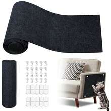 Tấm bảo vệ đồ nội thất chống trầy xước cho mèo, tự dính, 3 trong 1, dùng thay thế cho ghế sofa, đồ da, giá đỡ cây leo cho mèo, tự làm tấm bảo vệ chống trầy xước cho thú cưng. - 30*200cm - Xem 6