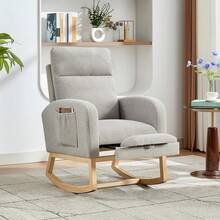 Living Room Chairs - Light Gray - View 7