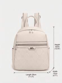 Zaini da donna alla moda - Beige - Visualizzare 4