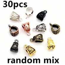 30pcs 13x8x8mm Tube Bead Bails Pendants Connector DIY Jewelry Making Accessories For Necklace Bracelets - Tube Bails - View 11