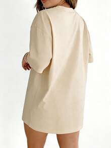 Women's Easter Bunny Graphic T-Shirt | Spring Tops, Casual Tops For Women,  Clothes Women, Summer Clothes Women, Easter Outfit, Cute Rabbit Tee - 杏色 - 查看 3