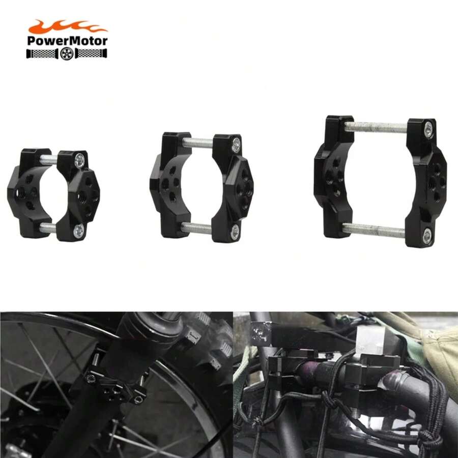 Accesorios para motocicleta, soporte de manillar de tubo de horquilla, 17- 32mm, 42mm, 54mm, código de presión, Stent, foco, abrazadera de montaje de faro - 32 mm - Ver 1