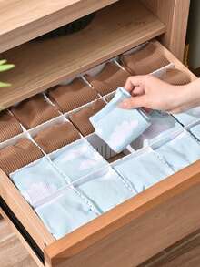 [Sản phẩm bán chạy nhất] Khay chia ngăn kéo điều chỉnh được, khay đựng quần áo, thích hợp để đựng đồ lót, tất, mỹ phẩm, đồ dùng văn phòng, đồ dùng nhà bếp, v.v. - Nhiều màu - Xem 7