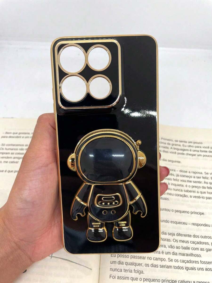 Phone Case Compatible With  15C 4G And Poco C85 Astronaut Design. - 黑色 - 查看 1