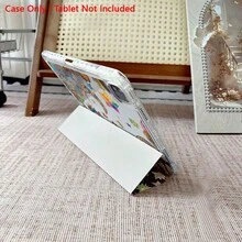 1pc 3+Y Fold Multi-Angle Magnetic Stand Tablet Case With Pen Slot & Auto Sleep/Wake Protective Cover, Compatible With IPad PRO/AIR, Compatible With SAMSUNG,Compatible With XIAOMI Pad 5/6/7 - Multicolor - View 7