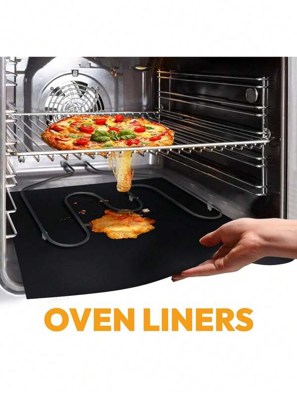 3/2/1 Oven Liners, Easy To Clean Oven/Stovetop Bottom Protective Mats, Non-Stick Heat Resistant Baking Mats For Home And Outdoor Camping Grilling, Durable Thickened Oven Liners, Stove Protectors, Grill Mats, Anti-Spill Pads, Oven And Microwave Mats, Kitchen Supplies, Easy Clean Oven Protectors, Salvamanteles, Valentine's Day, New Year's Eve, DIY Desserts, Kitchen
