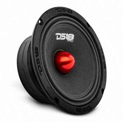 DS18 PRO-GM6B 6.5" MIDRANGE CAR SPEAKER WITH BULLET LOUDSPEAKER 480 WATTS 8 OHM