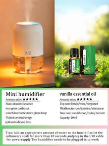 200ml Car Humidifier, 3 Colors, Ultrasonic Atomization (Quiet), 6 Fragrances, LED Light, USB Powered, Auto Shut-Off, Suitable For All Car Models And Locations, Multi-Set Gift Pack - A - View 30