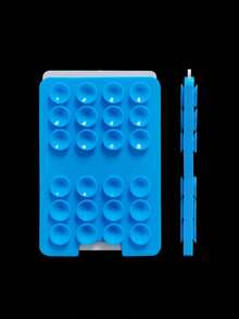 新款硅胶吸盘卡套，方形单面手机吸盘支架，粘性手机壳支架，硅胶手机配件，兼容苹果和安卓手机，自粘吸盘手机支架，多功能硅胶手机口袋吸盘手机壳 - 彩色 - 查看 13