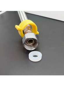 50/30/20/10个装家用管道配件白色硅胶密封防漏垫圈，适用于1/2英寸管道密封，冷热水通用，排水连接，高品质耐热防漏硅胶垫圈，厚度3毫米，经久耐用。 - A - 查看 4