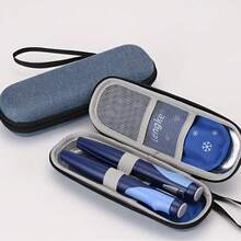 2个冰袋 + 1个便携式保温胰岛素盒，冷藏包/保温胰岛素袋/糖尿病保温袋，轻便易携，拉链设计，旅行药盒/急救包/旅行必备品/医院用品/药包/露营必备品 - 彩色 - 查看 3