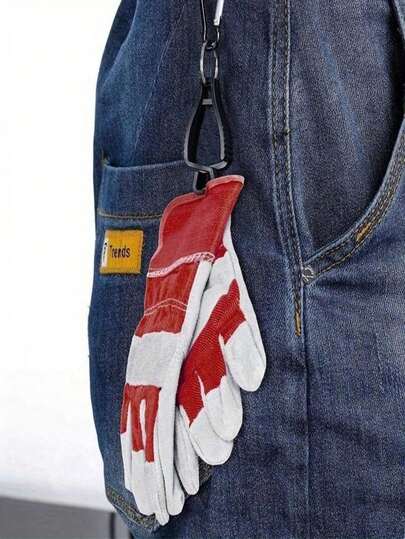 2PCS Glove Clip Hanger Safety Glove Holder Aluminum Alloy Working Gloves Clip Work Clamp Safety Work Glove Guard Accessories