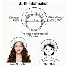 2026 Hot Reversible Double-Layer Satin Bonnet - Luxury Lace Trim Sleeping Cap Hair, Silk-Feel Chemotherapy Headwear, Anti-Frizz Night Hat Curly Hair, Breathable Satin Scarf Cap Hair Loss Care, Elegant Dual-Use Shower Cap - Konglan có thể đảo ngược. - Xem 8