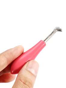 宠物梳毛刷、毛发清洁梳、爪子清洁器、家用清洁工具 - 黑+粉+藍3個 - 查看 1