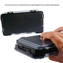 1个便携式耳环收纳盒 旅行首饰盒 耳夹、耳环和项链盒 必备旅行伴侣 - 收納盒 - 查看 5