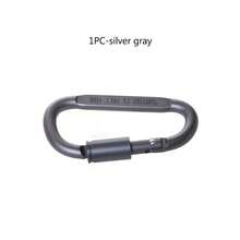 1/3/5 chiếc Móc khóa chữ D dày 8CM chất lượng cao dùng cho cắm trại ngoài trời, khóa cài, móc treo, kẹp balo hợp kim nhôm, móc chìa khóa - Nhiều màu - Xem 13