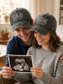 BONNY BOOM 1/2pcs Couple Set, Dad & Mom Hats, Funny Parents Baseball Caps, Fashionable Unisex Design Suitable For Travel And Outdoor Activities - Baseball Cap - View 9