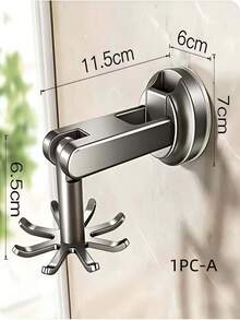 Giá treo tường hình bạch tuộc xoay 360°, thích hợp để đựng thớt, dụng cụ nấu ăn, thìa, khăn tắm, khăn lau, bông tắm, phụ kiện nhà bếp, phụ kiện phòng tắm, giá phơi đồ. - A - Xem 6