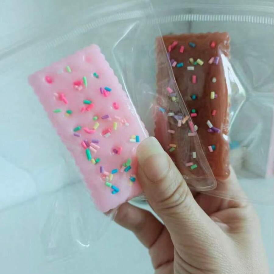 Sản phẩm mới năm 2026, 1 chiếc bánh quy mềm hai lớp tinh tế, thích hợp cho các bữa tiệc, sinh nhật, lễ Phục sinh, lễ tốt nghiệp, quà tặng, tiệc hè. - Nhiều màu - Xem 1