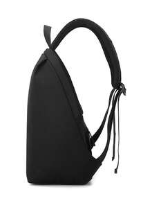 Business Casual Laptop Backpack, Large Capacity Travel Bag - Black - View 4