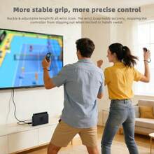 Dây đeo cổ tay cho tay cầm chơi game NS Switch2 JoyCon-2, chống tuột tay cầm JoyCon2, dây bảo vệ chống rơi cho phụ kiện NS2. - Xem 7