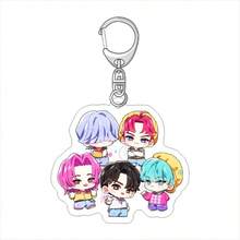 女团亚克力吊坠，亚克力钥匙扣 - 彩色 - 查看 5