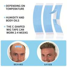 Strong Hold Body Adhesive And Wig Installation Kit, Roll-On Body Glue And Invisible Waterproof Double-Sided Tape, Sweat-Resistant Durable Secure Bonding For Lace Wigs, Body Jewelry, Fashion Apparel, Women's Styling Tool - Glue - View 6