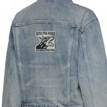 1pc Howling Wolf Embroidered Patch, Iron-On Animal Embroidery Applique, Animal Clothing Patch, Suitable For DIY Sewing Enthusiasts On T-Shirts, Hats, Backpacks, Jackets, Coats, Pants - A - View 6