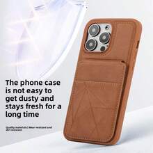 Uxurious, Durable 2-In-1 Faux Pickup Truck Bag-Style Phone Case, Compatible With IPhone 17 Pro Max/17 Pro/17 Air/17/16 Pro Max/16 Plus/16/15 Pro Max/15 Pro/15/14 Pro Max/14 Pro/14/13/12/11. Includes A Stand And Credit Card Slot, Shock-Absorbing And Water-Resistant, Shock-Proof And Scratch-Resistant, Full-Coverage Design. - Brown - View 6