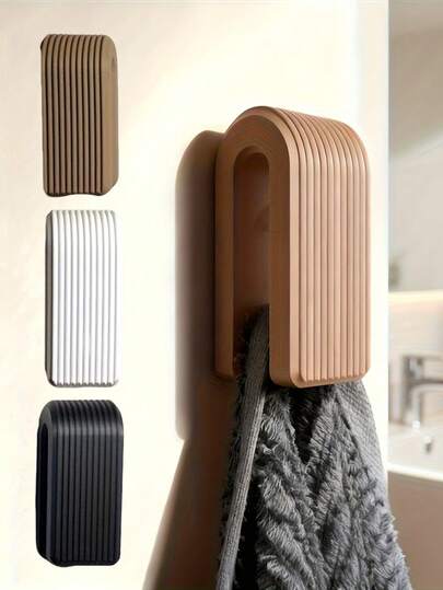 Toallero automático con cierre, estante de pared montado por gravedad, toallero novedoso, gancho de pared montado, gancho sin taladro, regalo novedoso y sorprendente, almacenamiento de baño