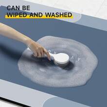 AVXLRQ [Quick-Drying, Non-Slip Bath Mat] Quick-Drying, Non-Slip And Highly Absorbent Bath Mat – Elegant, Textured Design, Suitable For Bathrooms And Kitchens. - Random Style - View 4