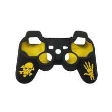 1pc PS3 Controller Cover, Halloween Element Design, Laser Engraved Pattern, Soft Silicone, Anti-Slip, Scratch-Resistant, Enhances Gameplay Experience - View 2