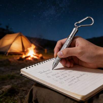 Mini Multi-Functional Pocket-Sized Ballpoint Pen, Black Ink, Twist-Up Design, Stationery, Office And School Supplies, A Must-Have For Back To School.