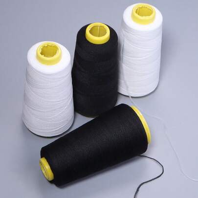 Ongeveer 750 meter/rol elastisch garen, 300D garen, geschikt voor haarelastiekjes, strikjes, handgemaakte haaraccessoires, armbanden, kettingen en strikjes voor cadeauverpakkingen.