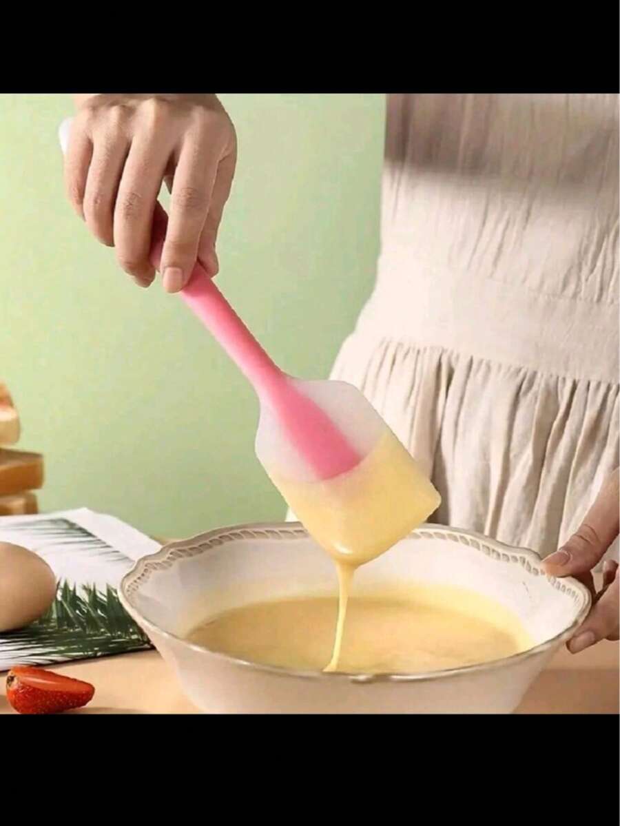 Set de 1/3/6 espátulas de silicona, raspador de silicona mini, raspador de mermelada, raspador de mantequilla resistente al calor, herramienta de mezcla y horneado, artículos esenciales de cocina, imprescindible para apartamentos