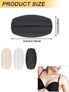 4 miếng đệm dây áo ngực bằng silicon, miếng đệm dây áo ngực vô hình, chống trượt, thoải mái, phụ kiện áo ngực giúp ngăn ngừa tuột dây và giảm khó chịu ở vai. Mát mẻ mùa hè, đi biển, du lịch. - A - Xem 8