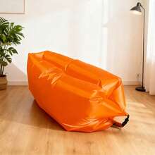 Portable Inflatable Sofa, Waterproof Outdoor Inflatable Sofa With Adjustable Buckle And Carrying Bag, Quick Inflation Without Air Pump, Extra Large Slouchy Sofa Suitable For Camping, Beach, Picnic, Pool Party And Backyard Relaxation - Multicolor - View 10