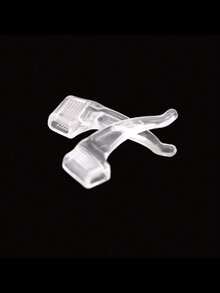 198/10/5pairs Clear Eyeglass Ear Grips, Comfortable Silicone Anti-Slip Ear Hooks For Glasses, Replacement Eyeglass Temple Tips For Fashion Glasses & Eyewear - View 5