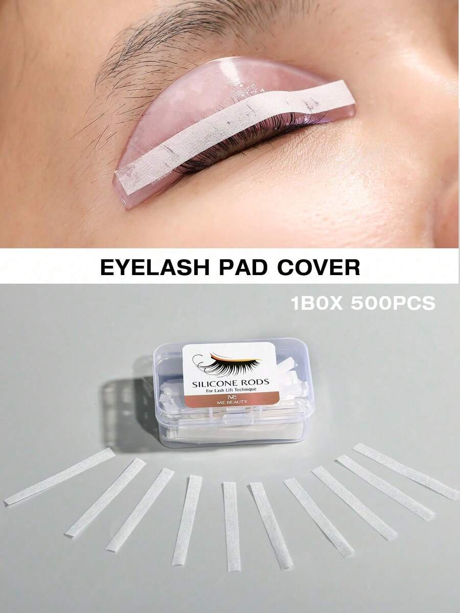 500/1000pcs Eyelash Lift Pads, Eyelash Lift Tools, Eyelash Lift Pad Set, Disposable Eyelash Glue Stickers, Makeup Tools, For Eyelash Lifting - Multicolor - View 1