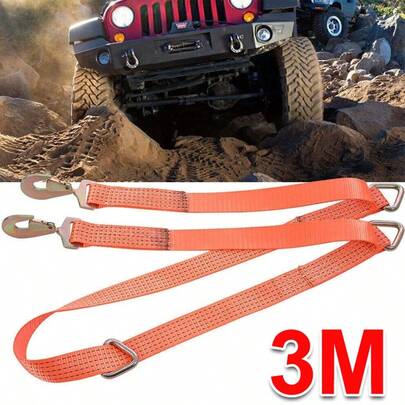 5000kg 5 Tonne Winching Assistance Straps Webbing Winch Brother Strap