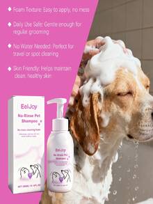 No-Rinse Pet Shampoo Foam, Convenient Pet Hair Cleaning, Gentle Cleansing And Softening Care - View 8