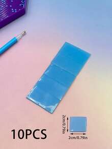 10块钻石画胶泥，尺寸2*2厘米，蓝/红可选，高粘性快速粘贴，钻石轻松取下，无残留，不伤画布，可重复使用，适合成人和学生DIY钻石画工艺用品 - 套裝 - 查看 8