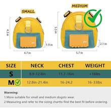 XAXRE Ba lô đựng đồ ăn vặt cho chó dễ thương kèm túi đựng phân, phù hợp cho chó nhỏ và vừa, thiết kế điều chỉnh tiện dụng, túi đựng đồ ăn vặt di động lý tưởng cho du lịch, leo núi và đi dạo hàng ngày. - Nhiều màu - Xem 6