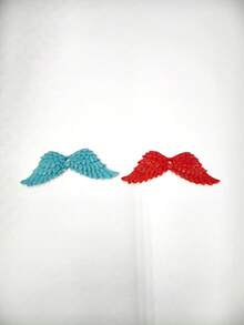 天使翅膀硅胶模具，可用于制作蜡烛、香薰蜡烛、石膏、蛋糕、巧克力、糖果等。 - A-白色 - 查看 2