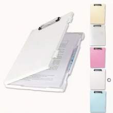 Caja de almacenamiento de carpetas tamaño A4, organizador de exámenes estudiantiles, portafolios de datos/música de gran capacidad con tablero de escritura - A4 - Ver 9